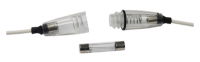 Single 32mm Glass Fuse Holder | In-Line | 25A | IP66 | Pack of 1 - [220.067A]