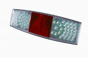 Rubbolite M756 Series 24V Trailer LED Rear Combination Light w/ Triangle Reflex | 445mm - [756/01/04]