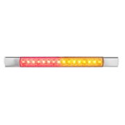 LED Autolamps 285 Series 12V Slim-line LED S/T/I Light | 285mm | Chrome | Fly Lead - [285CAR12]