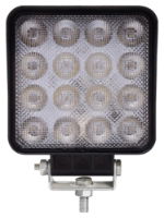 DBG Graphene 16-LED Square Work Light | Flood Beam | 1370lm | Fly Lead | Pack of 1 - [711.041]