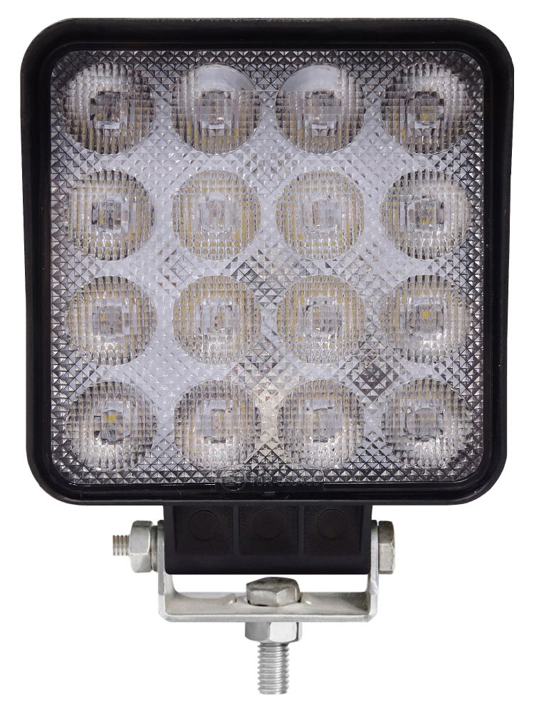 DBG Graphene 16-LED Square Work Light | Flood Beam | 1370lm | Fly Lead | Pack of 1 - [711.041]