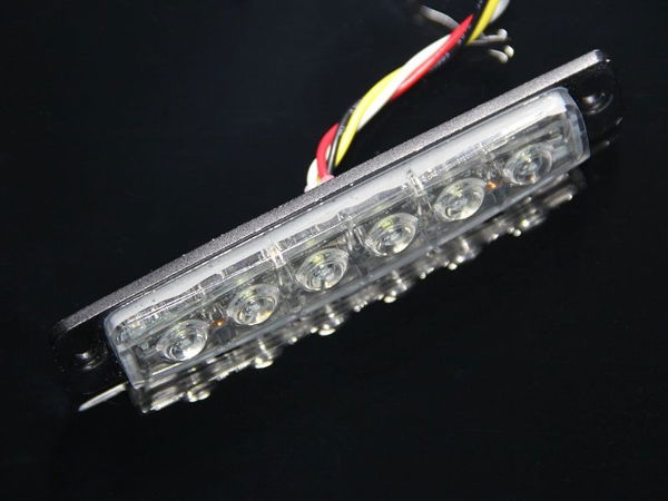 911 Signal F6 Amber 6-LED Strobe | R65 | 12/24V - [021301A]