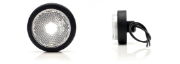 WAS W79RR LED Front (White) Marker Light (Reflex) | 61mm | Fly Lead - [678]