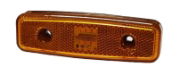 Truck-Lite M876 LED Side (Amber) Marker/CAT5 Indicator Light (Reflex) | 124mm | Superseal - [876/03/00]