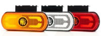 WAS W240 Series LED Marker Lights w/ Reflex | 134mm