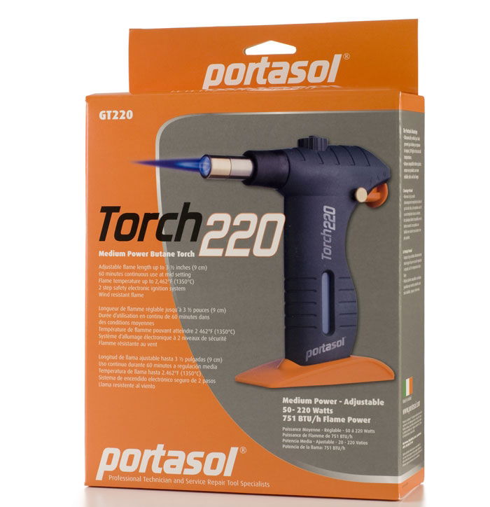 GT220 Portasol Torch 220 - Medium Power Butane Torch