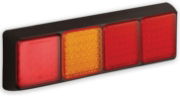 LED Autolamps 80 Series Quad 12/24V Square LED Rear Combination Light | 350mm - [80BFARRME]