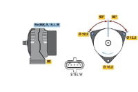 Bosch Exchange Alternator 0 986 042 580