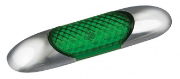 LED Autolamps 68 Series 16-LED Step/Courtesy Light GREEN (100mm) 12V - 68G