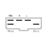 DBG 256.BHR/12 12V 6-PIN Brake Hazard Relay