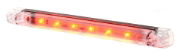 WAS W87 Slimline LED Stop Light (Clear Lens) | 237mm | Fly Lead | 12/24V [681]