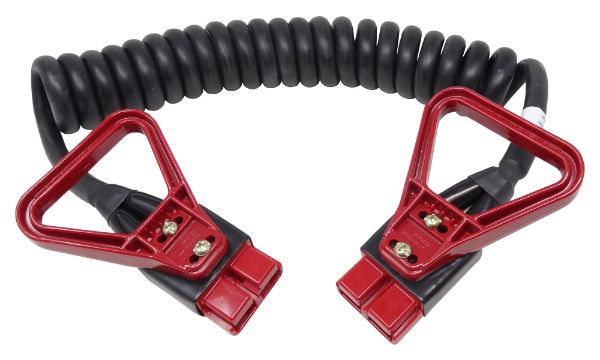 DBG 600.055 3m Retractable Power Cable - APP SB175 RED Connectors (80A)