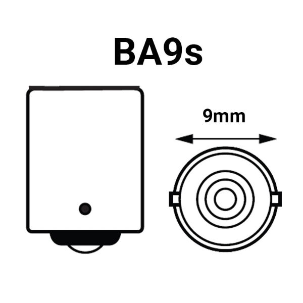 Osram Truckstar T4W Halogen Bulbs | BA9s (MCC)