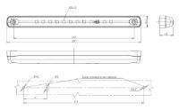 WAS LW06 12-LED Strip Light (237mm) 12V - 300 Lumens - 554