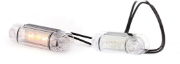 WAS W61 3-LED Side (Amber) Marker Light | 84mm | Fly Lead - [281]