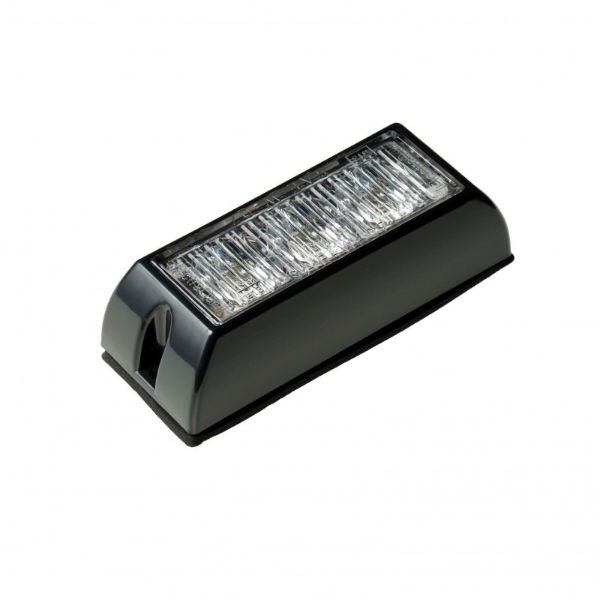 LED Autolamps LED-DV Series White (R10) 3-LED Strobe Warning Light | 12/24V | Pack of 1 - [LED3DVW]
