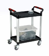 Barton WHTT2SS Utility Tray Trolley 2 Shelf (940x460x750) 100kg