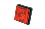 Rubbolite M311 Series 12/24V Square Rear Fog Light | 111mm | Cable Entry - [311/01/00]