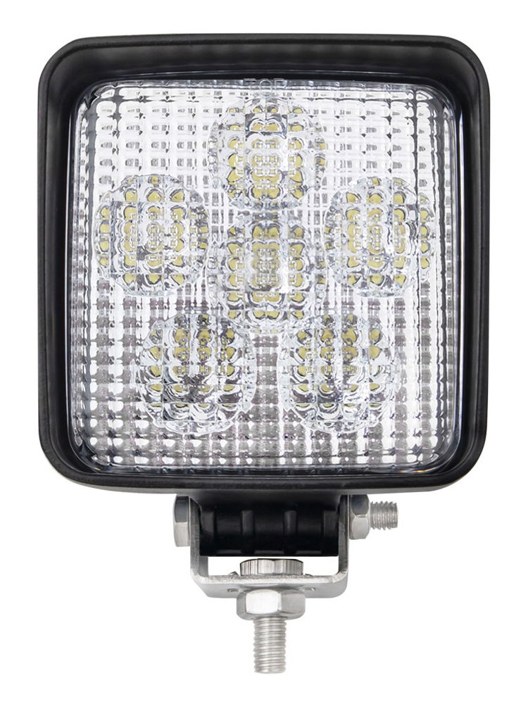 DBG 6-LED Square Work Light | Flood Beam | 2700lm | Fly Lead | Pack of 1 - [711.039]