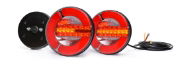 WAS W153/W153DD Series Round LED Rear Combination Lights w/ Dyn. Indicator | 142mm