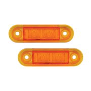 LED Autolamps 7922 Series LED Side Marker Light | Fly Lead [7922AM2] - Twin Pack