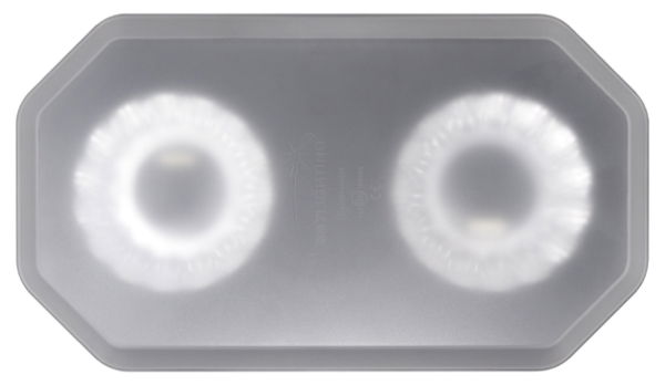 247 Lighting (388mm) LED R65 Amber/Clear Magnetic/4 Bolt Mini Lightbar [CA7097]