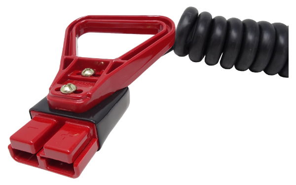 DBG 600.055 3m Retractable Power Cable - APP SB175 RED Connectors (80A)