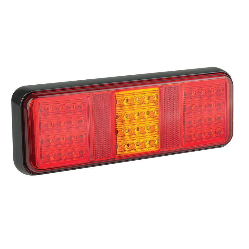 LED Autolamps 283 Series 12/24V LED Rear Combination Light w/ Reflex | 283mm | Left/Right | S/T/I w/ Fog - [283FARM]