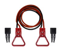 DBG DB175 Series Red Connectors w/ Battery Cable, Handle & Cover | 175A | 53.5mm² (1/0 AWG)