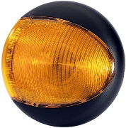 Hella 959 820 EuroLED Series LED 130mm Round Indicator Lamp | Fly Lead - [2BA 959 822-601]