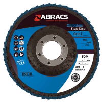 ABRACS 115mm x 22mm Z40 Zirconium Flap Disc (5 Pack) - [ABFZ115B040]