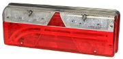 Aspoeck 25-7400-707 EUROPOINT III LED RIGHT Rear Lamp w/ Triangle Reflex [7-WAY ASS2.1]