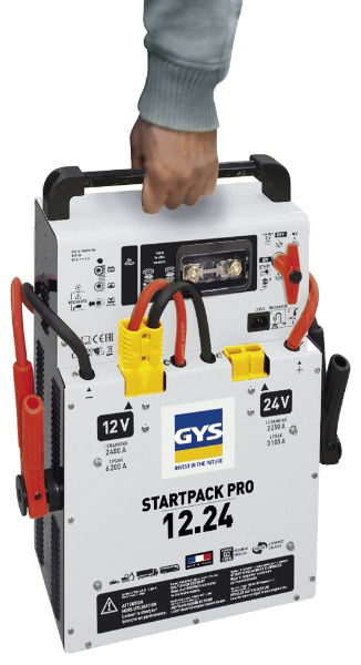 GYS 026346 STARTPACK PRO 12/24V 6200A Trolley Jump Start Booster Pack