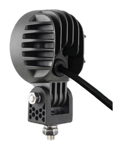 DBG 4-LED Round Work Light | Flood Beam | 1300lm | Fly Lead - [711.053]