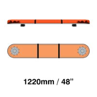 LAP Electrical LB482WA CLASSIC TITAN 1220mm AMBER/AMBER 2 Module LED Lightbar R65 12/24V