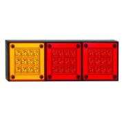 LED Autolamps 280 Series Triple 12/24V LED Rear Combination Light | 282mm | Fly Lead | Left/Right | S/T/I - [280ARRM]