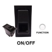 SWF Style Rocker Switch | 24V | ON/OFF | SP | 1x Lamp (F) | Pack of 1 - [444002]