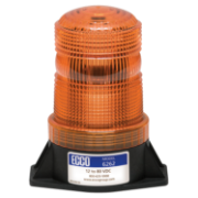 ECCO 6262 Series LED R10 Amber Two Bolt Beacon 12-80V [6262A]