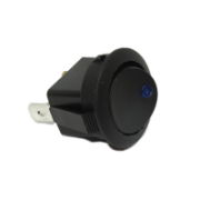 DBG Ø20mm Round Rocker Switches | ON/OFF | 12/24V | Blue LED | Pack of 1 - [270.132U]