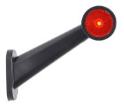 WAS W21.3RR RH LED End-Outline Marker w/ Reflex | 60° Stalk | 2 Screw Mount | Fly Lead [633P/I]