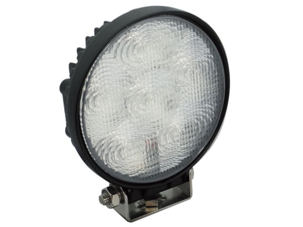 DBG Valueline 6-LED Round Work Light | Flood Beam | 950lm | Fly Lead | Pack of 1 - [711.001]