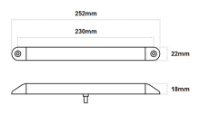 PROPLAST PRO-CAN XL LED Indicator Lamp | Fly Lead | 12V [40-026-521]