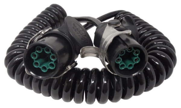 Menbers 12V ABS 5-Pin Coiled Electrical Cable | 4.5m - [005568.00]
