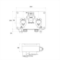 Rubbolite 694/01/20 M694 Nosebox Junction Box