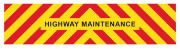 DBG 'Highway Maintenance' Chapter 8 Vehicle Marker Board | 2100x500mm | Aluminium - [350.9939]