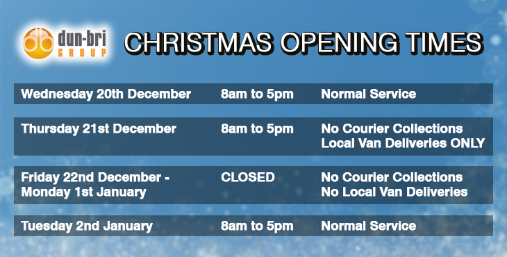 Christmas Opening Times 2023