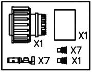 Truck-Lite 7-Way Circular DIN Plug Connector Kit (DIN72585) | Female Terminals | Pack of 1 - [D11868]