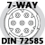 7-WAY DIN 72585