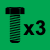 Three-Bolt