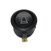 20mm Round Rocker Switch | ON/OFF | Amber LED | Beacon Legend | Pack of 1 - [270.135]